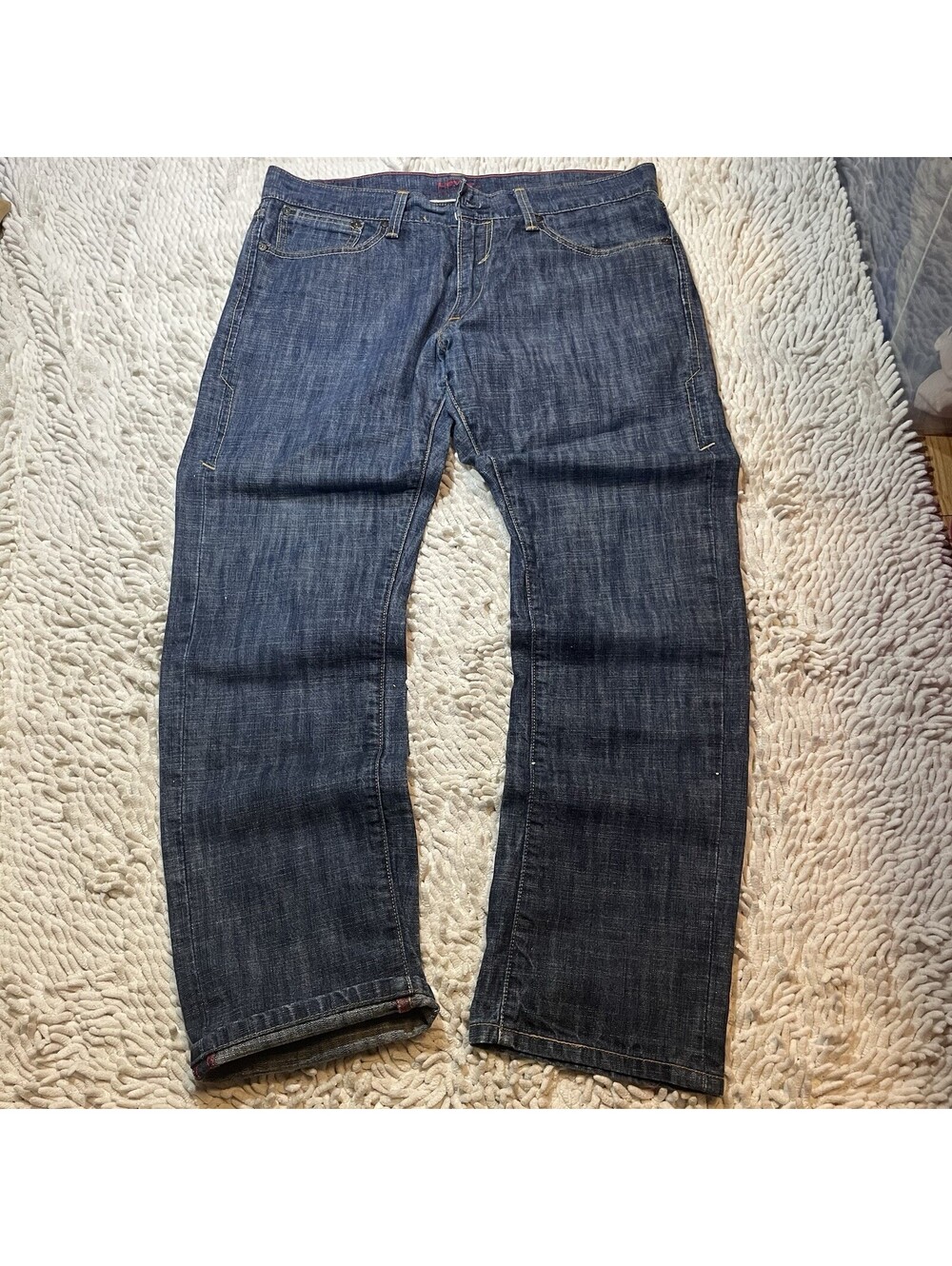 Levi's RED Limited Edition 2007 Skinny Jeans 34x30 (Fit 34x28) Indigo Rare